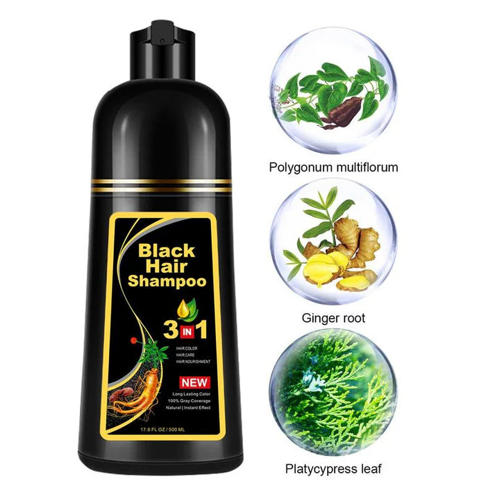 Shampoo Natural Cubre Canas 3 en 1, 500 ML