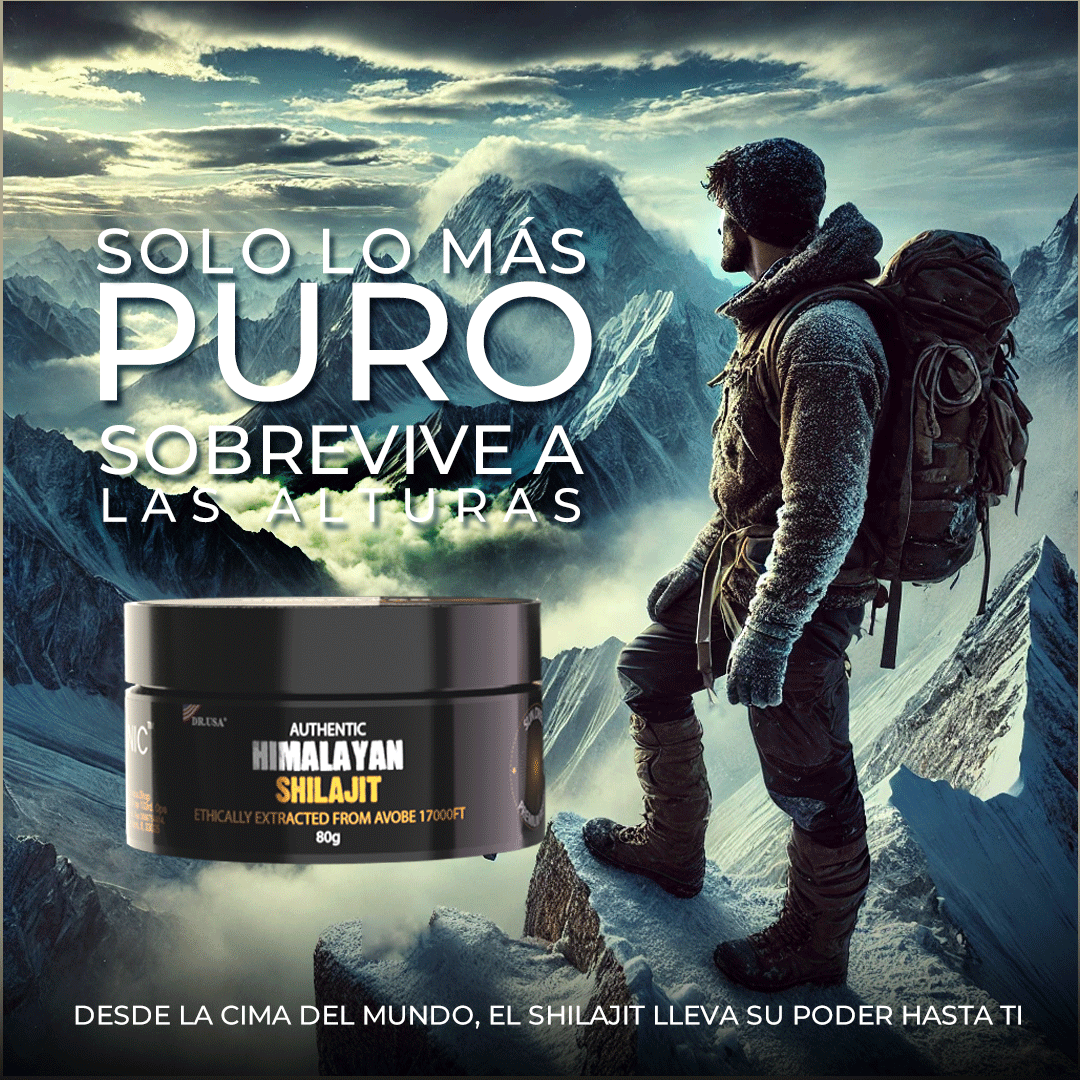 Shilajit del Himalaya Original – Energía real y enfoque diario sin café ni estimulantes