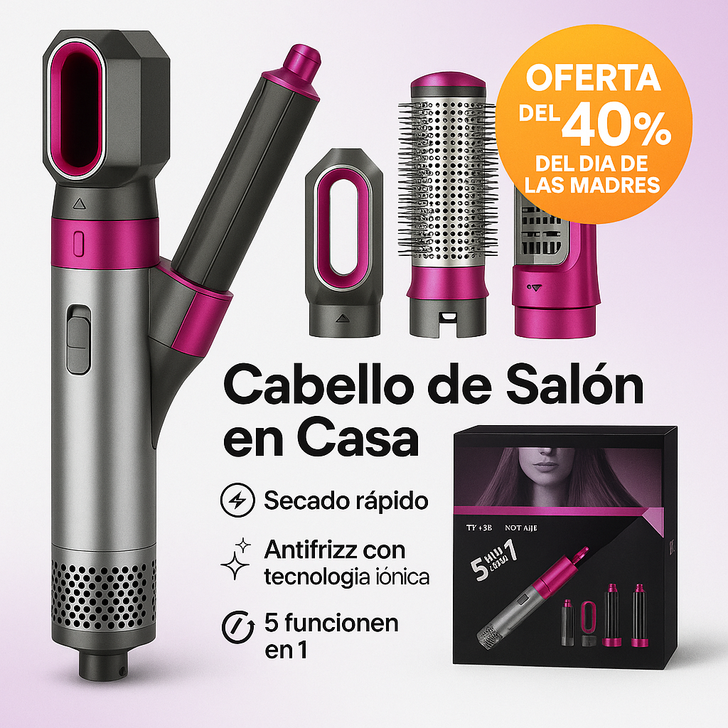 Cepillo Secador 5 en 1