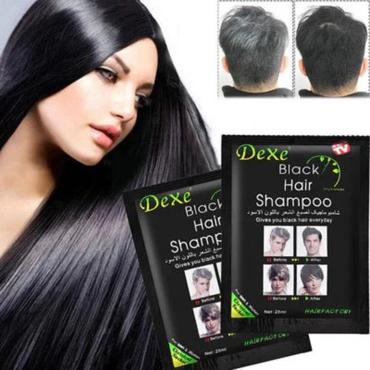 Shampoo Pinta Canas Negro - Caja 25ml X10 Sobres