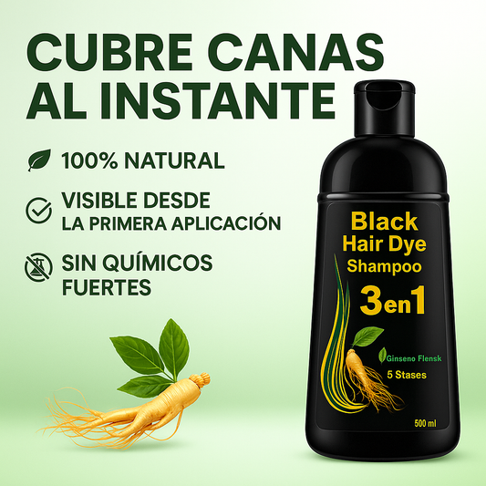 Shampoo Natural Cubre Canas 3 en 1, 500 ML