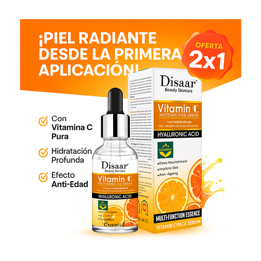 Sérum Facial Vitamina C + Ácido Hialurónico