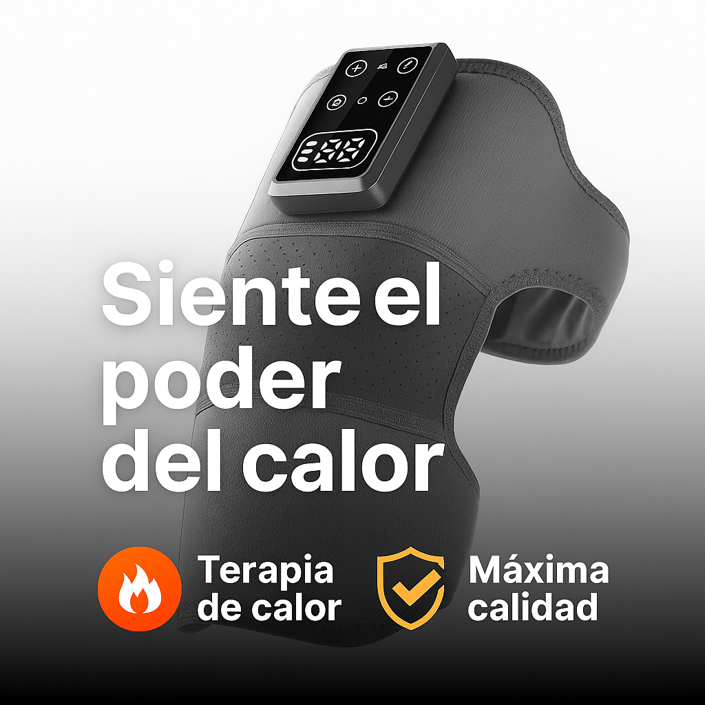 Rodillera Inteligente Térmica & Masaje Pro