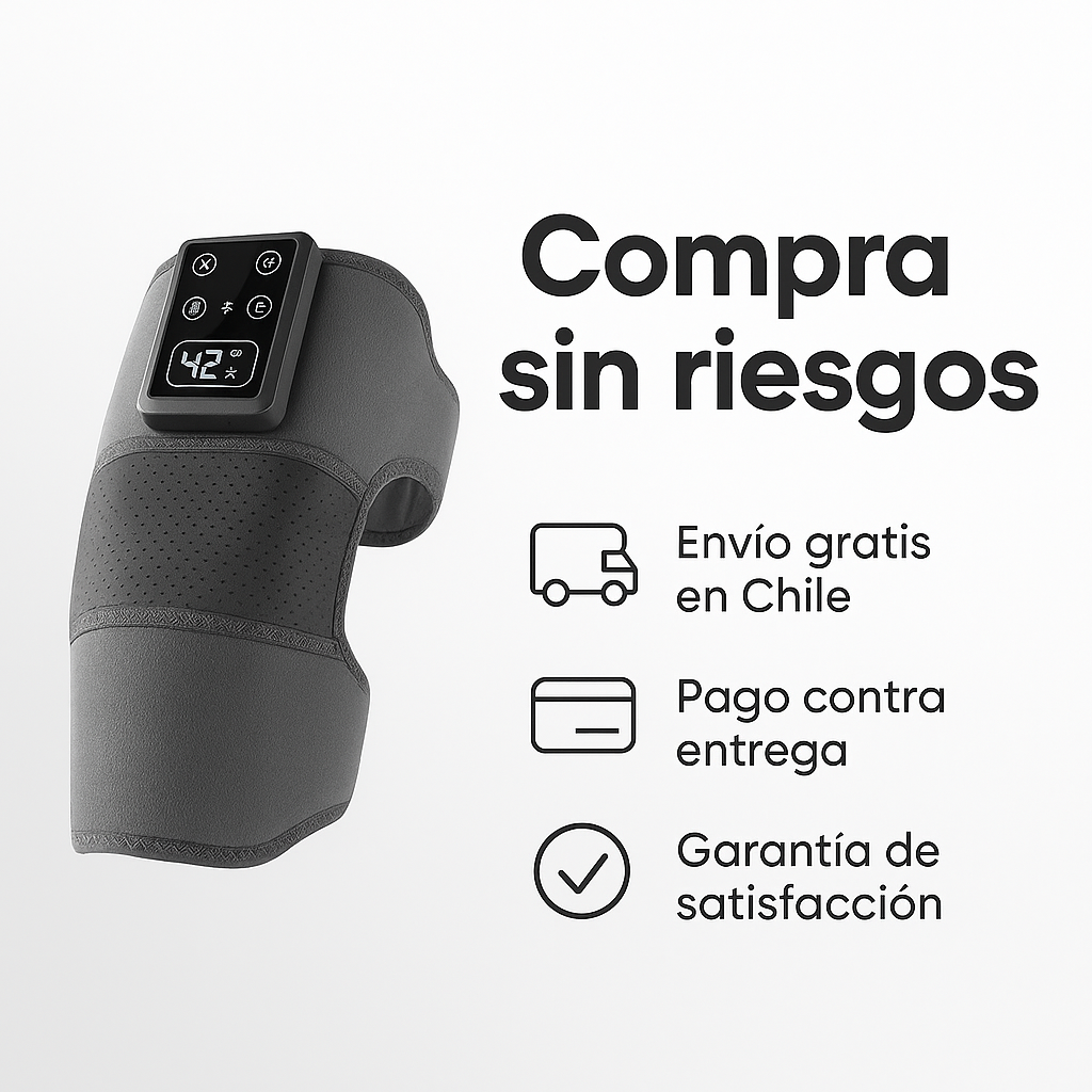 Rodillera Inteligente Térmica & Masaje Pro