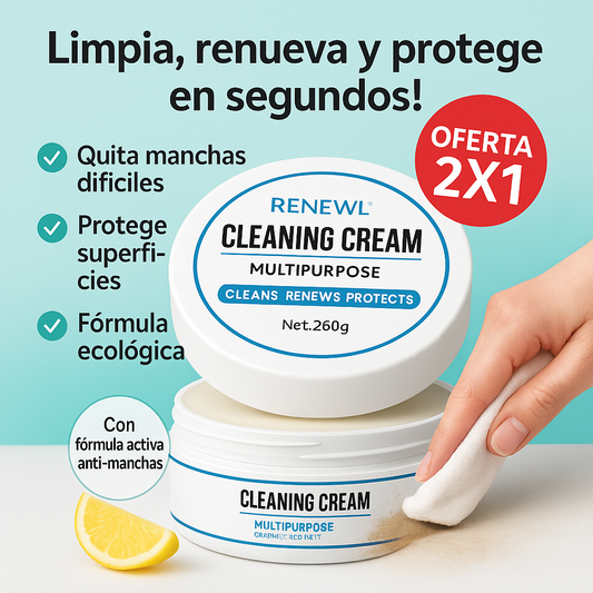 2x1 Crema limpiadora Multifuncional