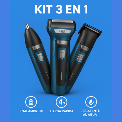 Kit Maquina De Afeitar Premium