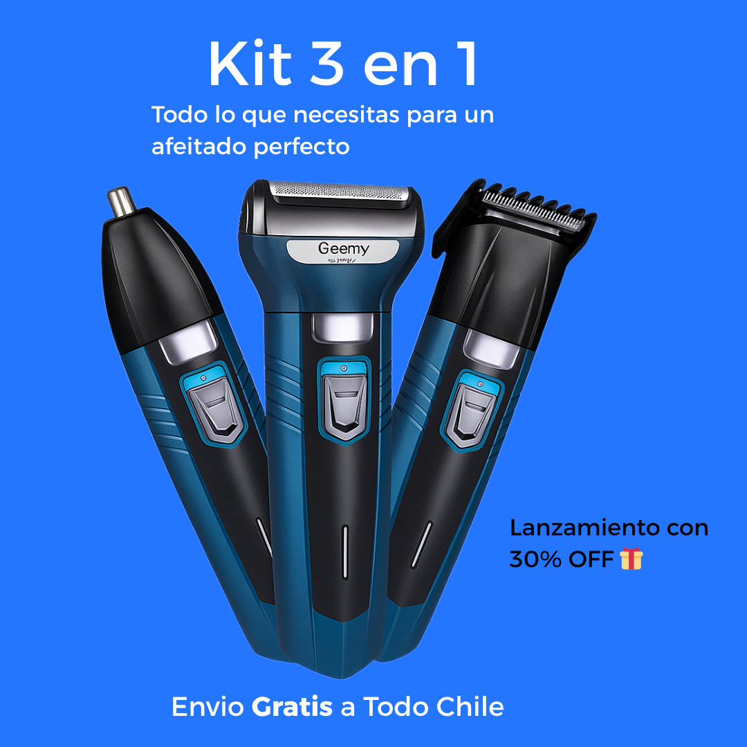 Kit Maquina De Afeitar Premium