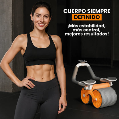 Rueda Abdominal Premium Soporte Con Auto Rebote